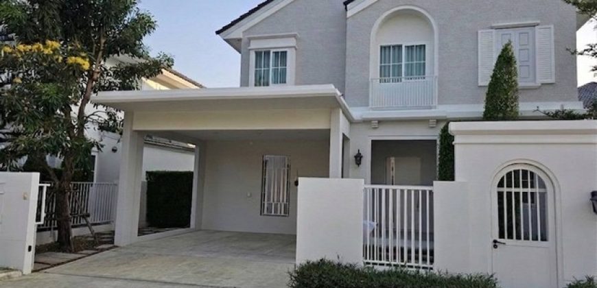 รหัสC7229 FOR RENT ให้เช่าบ้านเดี่ยวพร้อมเข้าอยู่ หมู่บ้านชัยพฤกษ์ บางนา กม.15 Chaiyapruek Bangna Km.15
