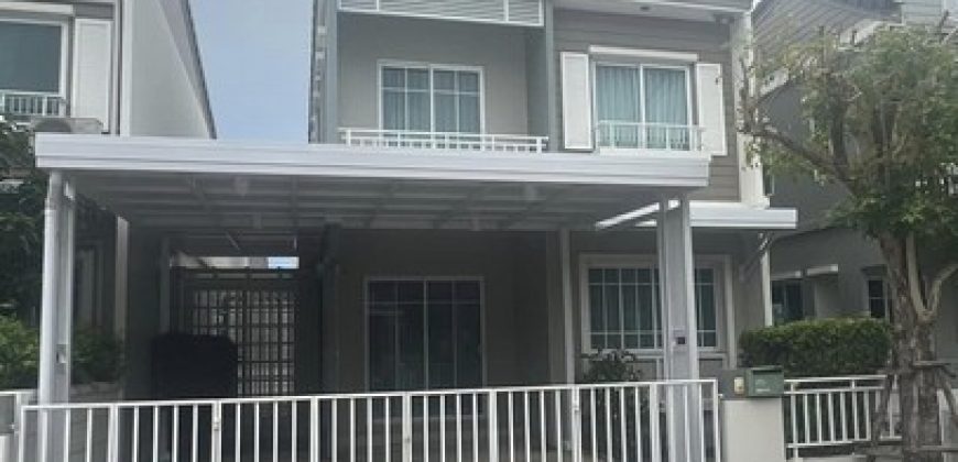 ให้เช่าทาวน์โฮม 2 ชั้นสไตล์บ้านเดี่ยว 3 ห้องนอน The Village บางนา-วงแหวน 3 บางนา กม.8 ใกล้เมกะบางนา