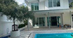 BH4299 ให้เช่าบ้านเดี่ยว Pool Villa ใกล้ BTS อ่อนนุช เพียง 800 เมตร บ้านพร้อมสระว่ายน้ำ เฟอร์นิเจอร์ครบ พร้อมอยู่