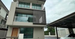 BS1069 ขายบ้านเดี่ยวหรู 3 ชั้น AQ ARBOR สวนหลวง ร.9–พัฒนาการ หลังริม พื้นที่ใหญ่สุดในโครงการ บ้านใหม่ ไม่เคยเข้าอยู่