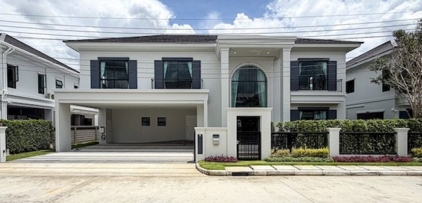 BH4312 ให้เช่าบ้านเดี่ยว เศรษฐสิริ ดอนเมือง บ้านใหม่ 2 ชั้น 5 ห้องนอน พื้นที่ 383 ตร.ม. ใกล้สนามบินดอนเมืองและ Harrow International School