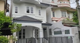 BS1073 ขายทาวน์โฮม 3 ชั้น ดอนเมือง สรงประภา ซอยวัดเวฬุวนาราม 18 ทำเลดี เหมาะอยู่อาศัยและทำโฮมออฟฟิศ