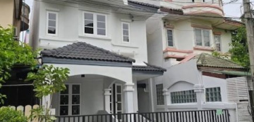 BS1073 ขายทาวน์โฮม 3 ชั้น ดอนเมือง สรงประภา ซอยวัดเวฬุวนาราม 18 ทำเลดี เหมาะอยู่อาศัยและทำโฮมออฟฟิศ