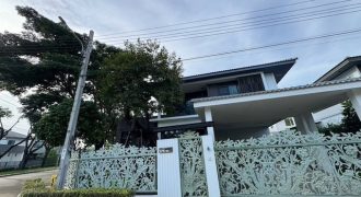 BH4332 ให้เช่าบ้านเดี่ยว 2 ชั้น หมู่บ้านมัณฑนา วงแหวน กัลปพฤกษ์ บ้านหัวมุมสภาพสวย ทำเลดีติดถนนกาญจนาภิเษก ใกล้ The Mall บางแค ถนนราชพฤก