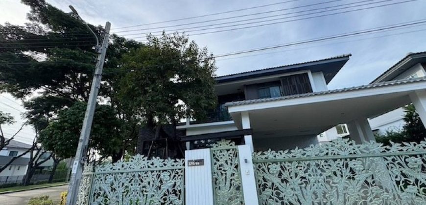 BH4332 ให้เช่าบ้านเดี่ยว 2 ชั้น หมู่บ้านมัณฑนา วงแหวน กัลปพฤกษ์ บ้านหัวมุมสภาพสวย ทำเลดีติดถนนกาญจนาภิเษก ใกล้ The Mall บางแค ถนนราชพฤก
