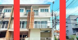 BH4344 ให้เช่าทาวน์โฮม 3 ชั้น บ้านโฮมอินทาวน์ พหลโยธิน 73 ทำเลติดถนนใหญ่ 