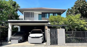 BH4384 ให้เช่าบ้านเดี่ยว มัณฑนา บางนา กม 7 ใกล้ Mega Bangna Fully Furnished