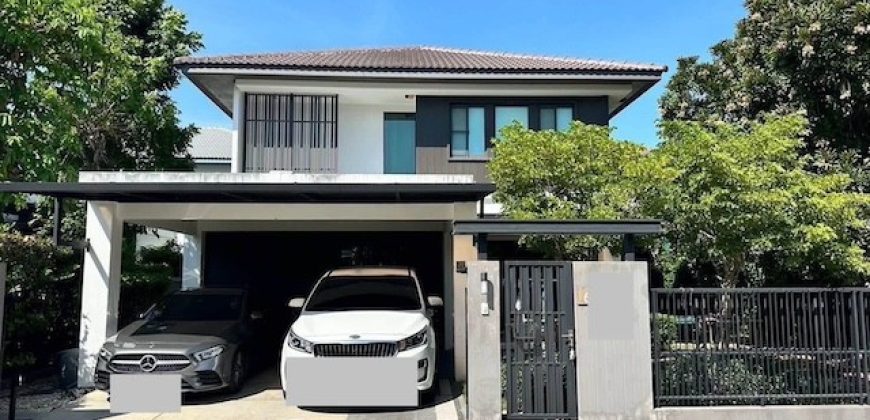 BH4384 ให้เช่าบ้านเดี่ยว มัณฑนา บางนา กม 7 ใกล้ Mega Bangna Fully Furnished