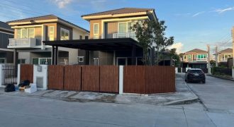 BH4386 ให้เช่าบ้านแฝด ศุภาลัยวิลล์บางนาวงแหวน หลังมุม 3 ห้องนอน พร้อมเฟอร์นิเจอร์ ใกล้ Mega Bangna