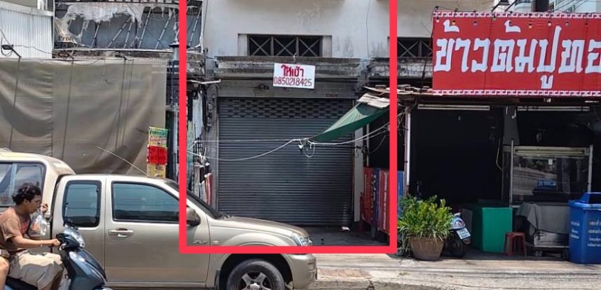 ให้เช่า อาคารพาณิชย์ทำเลดีอาคาร ติดถนนใหญ่แบริ่ง ต.สำโรงเหนือ อ.เมือง จ.สมุทรปราการ