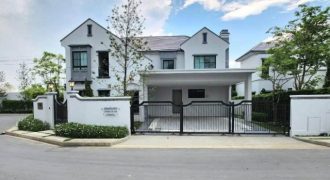 BH4393 ให้เช่าบ้านเดี่ยวหรู NANTAWAN พระราม 9 กรุงเทพกรีฑา Super Luxury 2 ชั้น พร้อมเฟอร์นิเจอร์