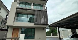 BS1077 ขายบ้านใหม่ไม่เคยเข้าอยู่ บ้านเดี่ยวหรู 3 ชั้น AQ Arbor สวนหลวง ร.9